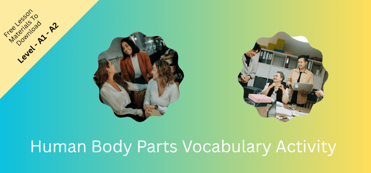 Human Body Parts Vocabulary Activity