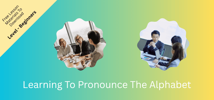 Learning To Pronounce The Alphabet