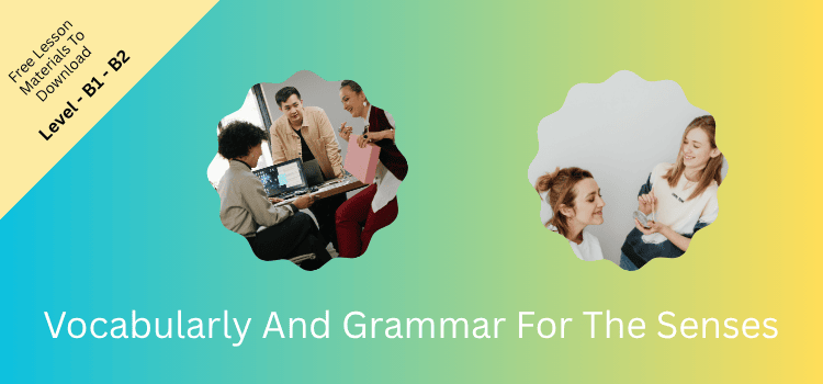 Vocabularly And Grammar For The Senses